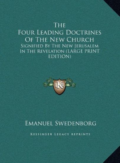 The Four Leading Doctrines Of The New Church – Emanuel Swedenborg, kirjan kansikuva