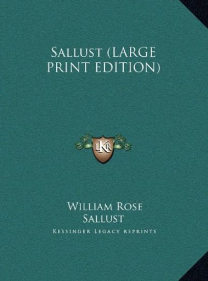 Sallust (LARGE PRINT EDITION)