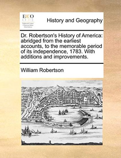 Dr. Robertson's History of America