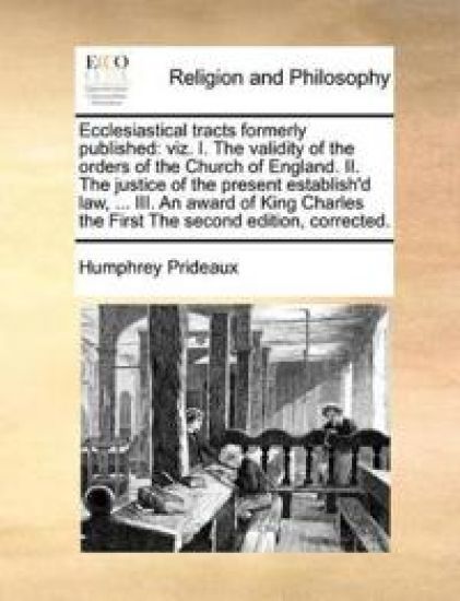 Ecclesiastical Tracts Formerly Published