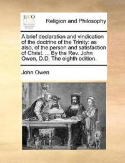 A Brief Declaration and Vindication of the Doctrine of the Trinity – John Owen, kirjan kansikuva