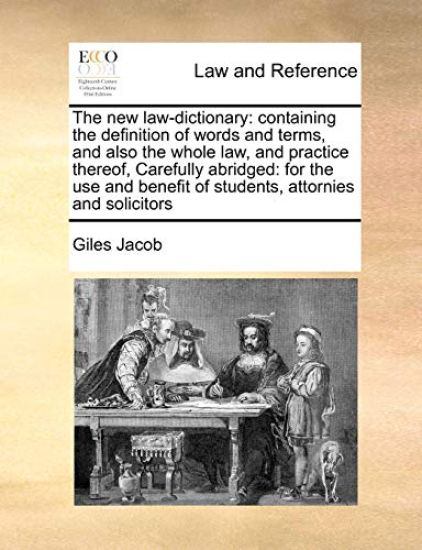 The New Law-Dictionary