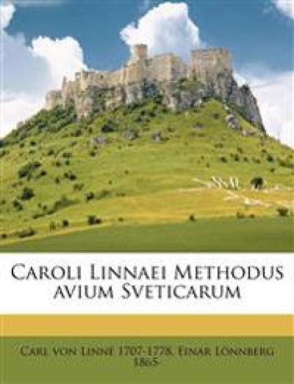 Caroli Linnaei Methodus Avium Sveticarum – Carl Von Linn, kirjan kansikuva