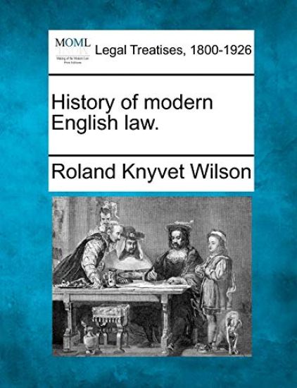 History of Modern English Law.