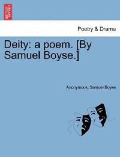 Deity – Samuel Boyse, kirjan kansikuva