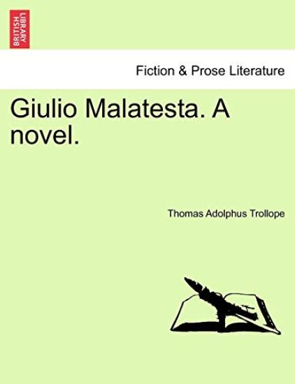 Giulio Malatesta. a Novel.