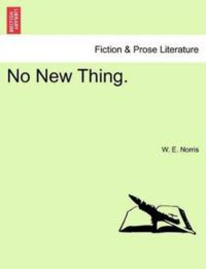No New Thing.