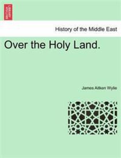 Over the Holy Land.