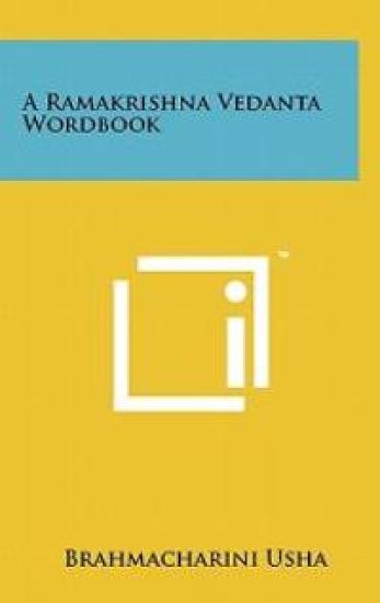 A Ramakrishna Vedanta Wordbook