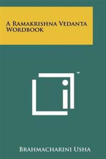 A Ramakrishna Vedanta Wordbook