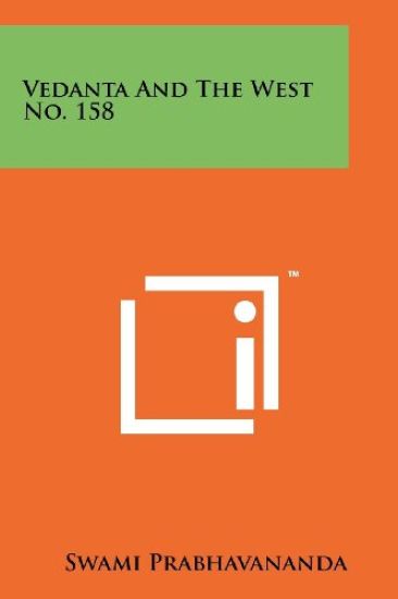 Vedanta and the West No. 158