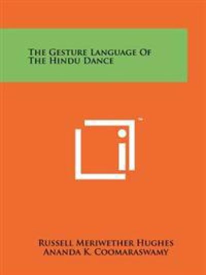 The Gesture Language of the Hindu Dance