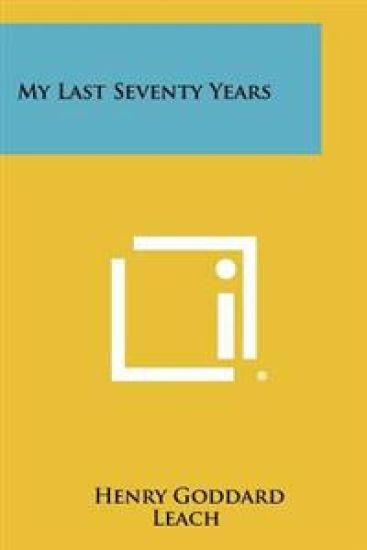 My Last Seventy Years