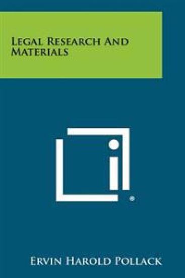Legal Research and Materials