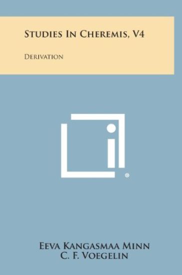 Studies in Cheremis, V4: Derivation