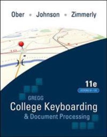 GREGG COLLEGE KEYBOARDING & DOCUMENT PROCESSING (GDP11) MICROSOFT WORD 2016 MANUAL KIT 2: 61-120