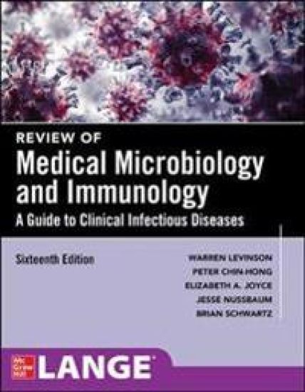 Review of Medical Microbiology and Immunology, Sixteenth Edition – Warren Levinson, kirjan kansikuva