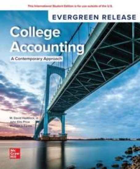 College Accounting (A Contemporary Approach): 2026 Release ISE