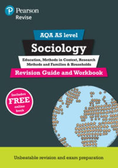 Pearson REVISE AQA AS level Sociology Revision Guide and Workbook inc online edition - for 2025, 2026 exams – Steve Chapman, kirjan kansikuva