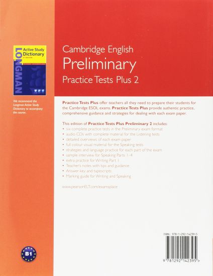 PET Practice Tests Plus 2 Students' Book with Key