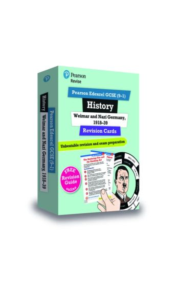 Pearson REVISE Edexcel GCSE History Weimar and Nazi Germany: Revision Cards incl. online revision and quizzes - for 2025, 2026 exams
