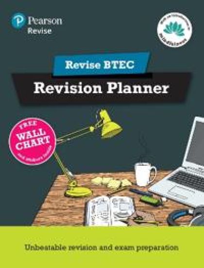 Pearson REVISE BTEC Revision Planner - for 2025 and 2026 exams: for home learning, 2025 and 2026 assessments and exams