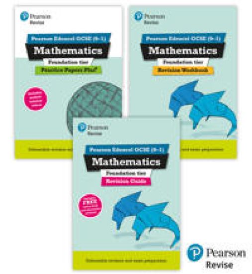 New Pearson Revise Edexcel GCSE Mathematics Foundation Complete Revision & Practice Bundle - 2025 and 2026 exams