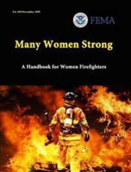 Many Women Strong: A Handbook for Women Firefighters – U.S. Department of Homeland Security, kirjan kansikuva