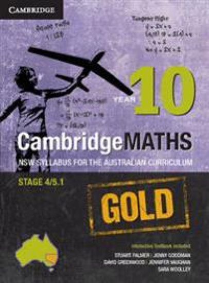 Cambridge Mathematics GOLD NSW Syllabus for the Australian Curriculum Year 9 Pack and Hotmaths – Stuart Palmer, kirjan kansikuva