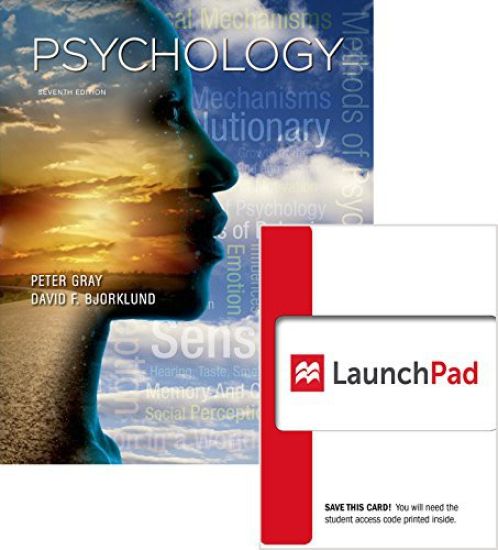 Loose-Leaf Version of Psychology 7e & Launchpad (Six Month Access) [With Access Code]