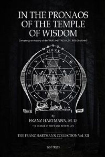In The Pronaos of the Temple of Wisdom – Franz Hartmann, kirjan kansikuva