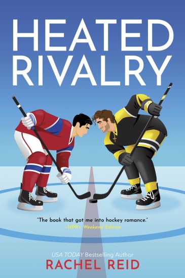 Heated Rivalry – Rachel Reid, kirjan kansikuva