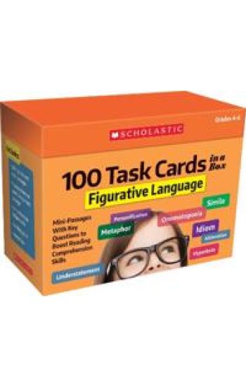 100 Task Cards in a Box: Figurative Language