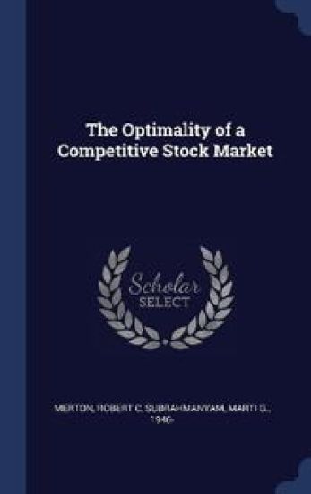 The Optimality of a Competitive Stock Market
