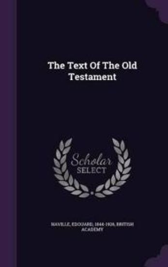 The Text of the Old Testament