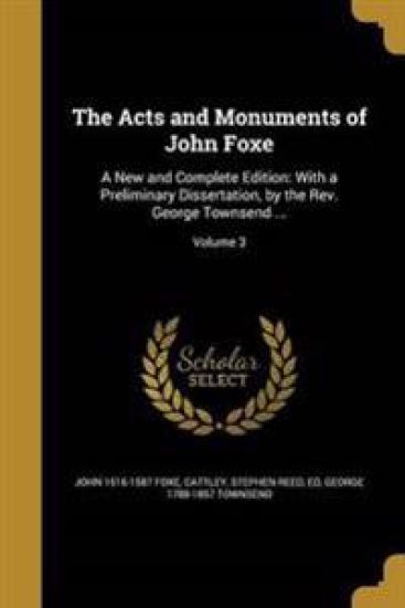 The Acts and Monuments of John Foxe – John Foxe, kirjan kansikuva