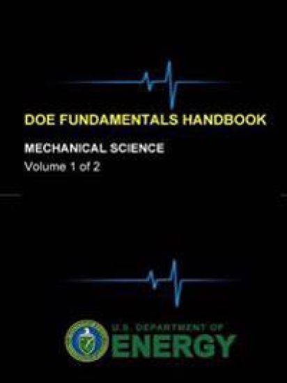 Doe Fundamentals Handbook - Mechanical Science (Volume 1 of 2)