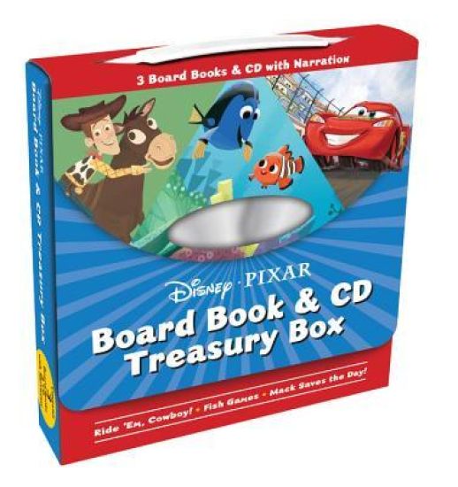 Disney Pixar Board Book & CD Treasury Box [With Audio CD]