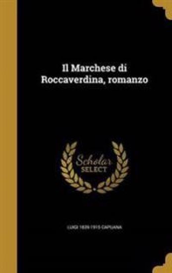 Il Marchese di Roccaverdina, romanzo