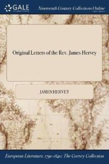 Original Letters of the REV. James Hervey – James Hervey, kirjan kansikuva