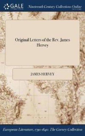 Original Letters of the REV. James Hervey – James Hervey, kirjan kansikuva