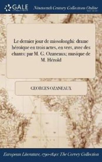 Le dernier jour de missolonghi