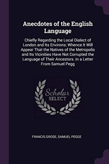 Anecdotes of the English Language