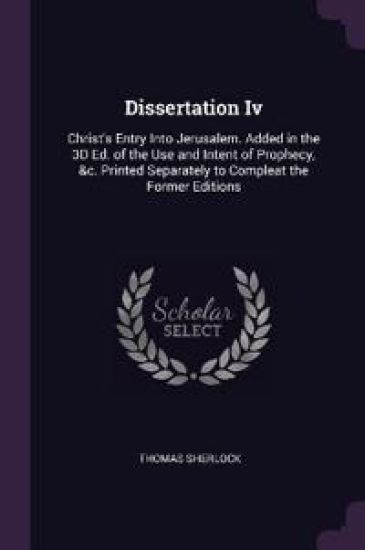 Dissertation Iv
