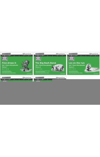 Read Write Inc. Phonics: Green Set 1 More Black & White Storybooks (Pack of 5) – Jan Burchett, kirjan kansikuva