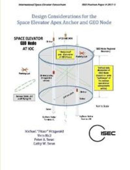 Design Considerations for the Space Elevator Apex Anchor and GEO Node