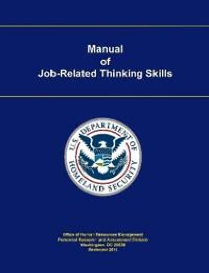 Manual of Job-Related Thinking Skills