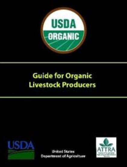Guide for Organic Livestock Producers – U S Department of Agriculture, kirjan kansikuva