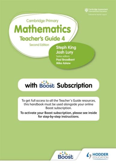 Cambridge Primary Mathematics Teacher's Guide Stage 4 with Boost Subscription: Hodder Education Group