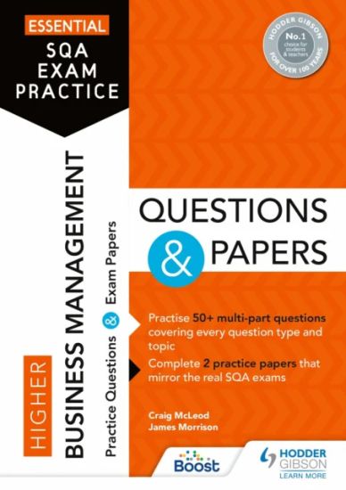 Essential SQA Exam Practice: Higher Business Management Questions and Papers – Craig McLeod, kirjan kansikuva